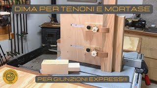 DIMA PER REALIZZARE TENONI E MORTASE EXPRESS  Fai da te [upl. by Stets599]