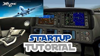 X PLANE 10 MOBILE  cold and dark startup  CIRRUS VISION SF50 TUTORIAL [upl. by Anyahc]