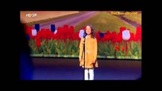 Amira Willighagen age 9 sings two opera songs live on stage [upl. by Dnomde]