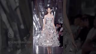 The designer Chung Thang with their Designs fashion runway wedding fashiontrends hautecouture [upl. by Lleynad]