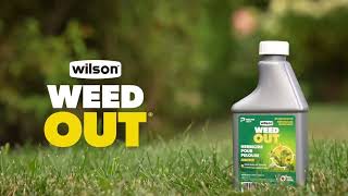 Comment utiliser l’herbicide pour pelouse concentré WEED OUT de Wilson [upl. by Jestude]