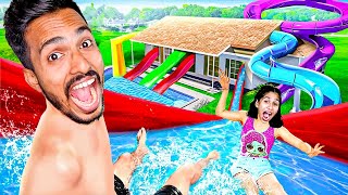 I Built a Waterpark In My House [upl. by Llenyl]