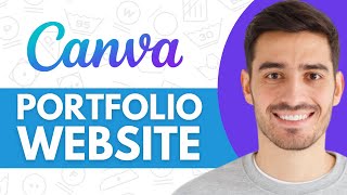 How to Make a Portfolio Website With Canva  Step by Step [upl. by Jervis]