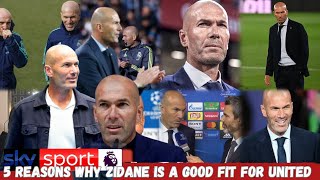 ✅🔥💯5 REASONS WHY ZIDANE IS THE PERFECT MANAGER FOR MANCHESTER UNITED✅🔥💯 [upl. by Pease]