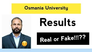 ou degree results real or fake  abedsir [upl. by Millburn]