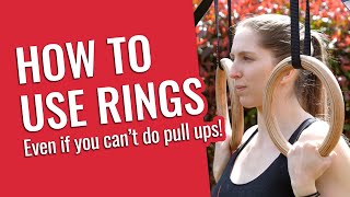 Ring Pull Up amp Dip Progressions for Beginners [upl. by Yesdnik574]