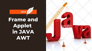 Frame and Applet in AWT Java  Program of Frame and Applet  Set Background Color of window [upl. by Esihcoc42]