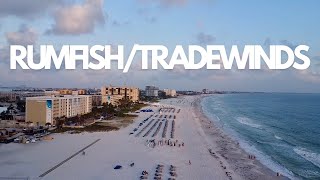 Weekend at RumFishTradewinds Resort  4k Drone Footage of St Pete Beach [upl. by Hardi82]