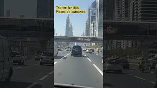 Dubai Streets  drive through scenic roads of Dubai travel dubai shorts dubaitravelguide [upl. by Ahsim849]