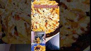 Red sauce pasta recipe at homeArrabiata pasta shorts shortvideopastarecipe trending [upl. by Tamaru]