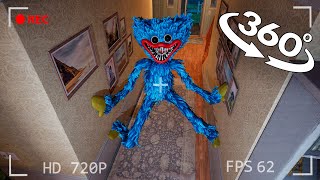 VR 360° Connected to HIDDEN CAMERA Huggy Wuggy got into My House [upl. by Pinelli738]