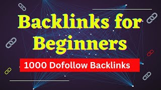 ✅Backlinks for Beginners How to Build HighQuality Links for Better SEO [upl. by Carman]