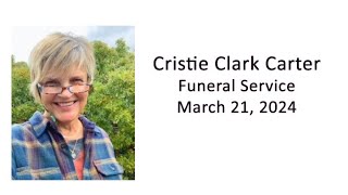 Cristie Clark Carter Funeral Services [upl. by Mercuri]