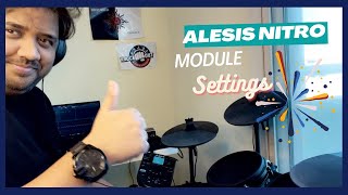 Alesis Nitro Mesh Module Settings  2 by  Tarun Donny [upl. by Mosora]