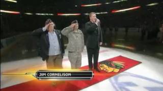 2010 Stanley Cup Finals Blackhawks vs Flyers Game 1 Anthem NBC [upl. by Anawt]