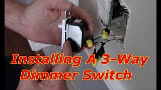 How To Replace Or Install A 3 Way Dimmer Switch [upl. by Nhepets]