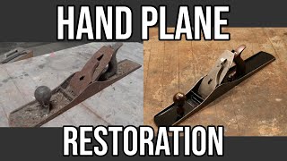 Antique Hand Plane Restoration Insane Transformation [upl. by Farlee762]