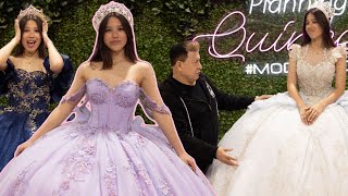 Modeling Coach makes me CRY during dress shopping  Planning My Quince EP 49 [upl. by Koeppel]