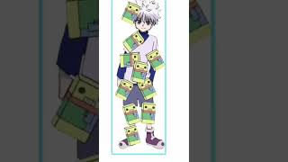 chocolate robot covered killua for 96 million veiwsfunny hunterxhunter killua anime [upl. by Mannie]