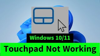 Touchpad Not Working in Windows 10  11 3 Possible Solutions Without Using Mouse amp Without Restart [upl. by Flosser648]