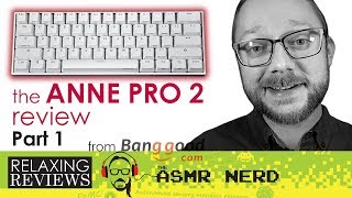 RELAXING REVIEWS  The Anne Pro 2 Review  PART 1  60 RGB Bluetooth Mechanical Keyboard ASMR [upl. by Bixler]