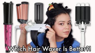 Trying Cheap amp Expensive Hair Wavers  Which One Is Better [upl. by Aerdnek]