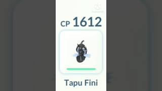 Shiny Tapu Fini Destroy Ultra Pro Max Grunt Very Hardy 🥵 pokemongo grunt poketrainerahk shorts [upl. by Sedaiuqlem]