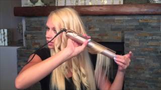 Curling long hair with the TYME Iron [upl. by Lashonda]