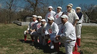 Vintage Base Ball Teams celebrate game with 1869style rules play [upl. by Serafina122]