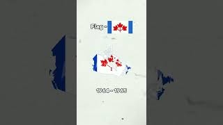 EVOLUTION OF CANADAshorts geography map flag canada evolution viral history empire [upl. by Ener]