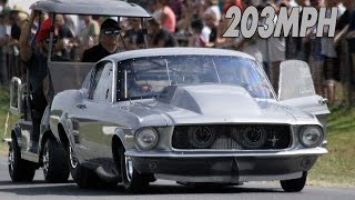 Frank Pompilio 203MPH Outlaw 105 1967 Turbo Mustang [upl. by Barkley431]