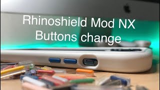 Rhinoshield Mod NX Buttons change  iPhone 12 Pro Max [upl. by Atiuqrahs]