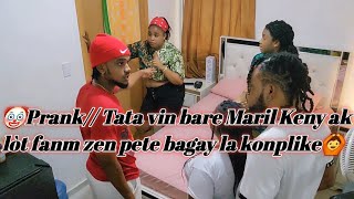 Prank Anmwey Mwen met relasyon Tata ak Keny tèt anba zen an melanje Guys mwen pran nan show🙆 [upl. by Baldridge129]