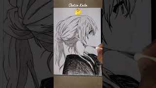 Drawing Shoko Nishimiya from Silent voice animeshokosilentvoiceart funartartworkshortsfyp [upl. by Caiaphas472]