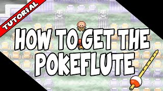 HOW TO GET THE POKE FLUTE ON POKEMON FIRE RED AND LEAF GREEN [upl. by Nottap422]