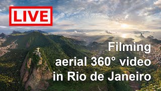 Filming aerial 360° in Rio de Janeiro [upl. by Ornie395]