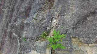 Rock Climbing Solo  Thin Air 56 [upl. by Airetnuhs]