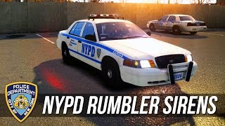 NYPD Rumbler Siren  GTA IV Mod Release [upl. by Snider]