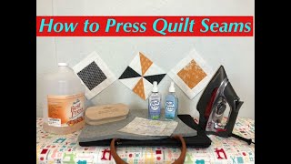 How to Press Quilt Seams [upl. by Suzan]