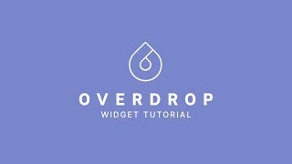 Overdrop  Weather amp Widgets  Tutorial [upl. by Eldridge]