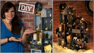 DIY Super Stylish Advent calendar from Dollar Tree boxes and organizers [upl. by Pilif804]