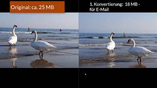 Videos verkleinern  so gehts schnell und kostenlos mit XMedia Recode [upl. by Yregerg]