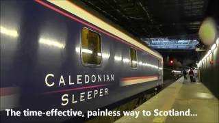 Sharing Seat61s London to Scotland by Caledonian Sleeper train [upl. by Iyre]