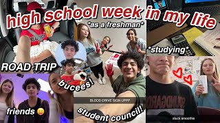 HIGHSCHOOL WEEK IN MY LIFE📍student council posters school vlog  friends  FRESHMAN EDITION [upl. by Yrrac856]