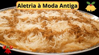 Aletria a moda Antiga  Receita Portuguesa [upl. by Battat]