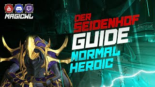 Guide Der Seidenhof NormalHeroic  Palast der Nerubar  WoW The War Within Season 1  deutsch [upl. by Darbee]