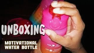 Unboxing motivational water bottle  3in1  2000ml  1000ml  500ml unboxing waterbottle viral [upl. by Millan]