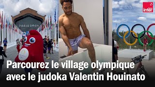 Parcourez le village olympique avec Valentin Houinato [upl. by Iarahs741]