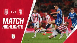 Highlights  Stoke City 12 Birmingham City [upl. by Anigriv]