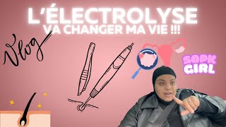 VLOG JE FAIS ENFIN DE L’ÉLECTROLYSE  BYE BYE HIRSUTISME 😏 SOPK  PILOSITÉ [upl. by Raimes]